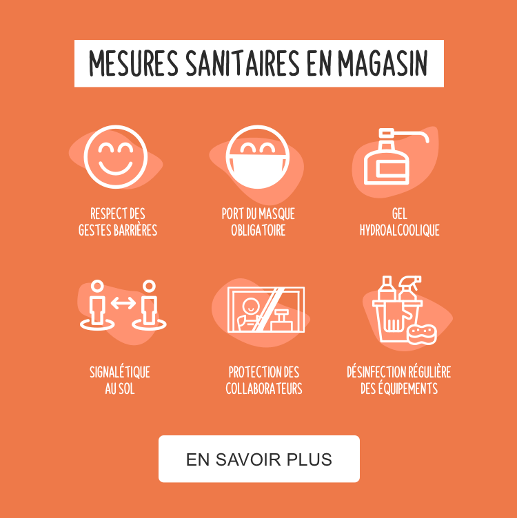 MESURES SANITAIRES EN MAGASIN