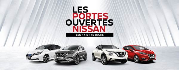 LES PORTES OUVERTES NISSAN - Les 14 et 15 mars